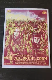 Spooky Empire Children of the Corn silk screen poster Dave Burns