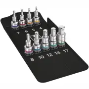 Wera 05004081001 8740 C HF 1 Zyklop Bit Socket Set, 1/2" Drive, Holding Function