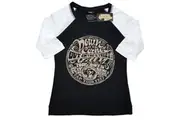 Creedence Clearwater Revival - Down On The Corner Ladies XXX-Large T-Shirt - Black,White