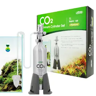 [魚樂福水族]免運 ISTA 伊士達 1L CO2鋁瓶全套組-頂級型 CO2鋁瓶 鋼瓶 電磁閥 細化器 IF-669