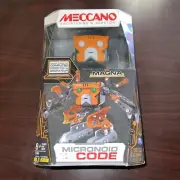 Meccano Code Magna Programmable Robot Building Kit - Orange New