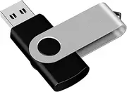 [EASTBULL] 64 GB Flash Drive USB 2.0 64 GB Single Pack Thumb Drive Swivel Design Memory Stick Zip Drive Jump Drive for Storage and Backup(Silver)