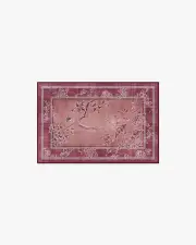 60' x 90' | Machine Washable Runner Rug | Kid & Pet Friendly | Indoor Rug | Draper Burgundy Rug by Gracie | Ruggable