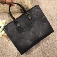 在飛比找Yahoo!奇摩拍賣優惠-【二手】LV LOUIS VUITTON 黑色老花手提包 M