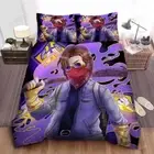 Quilt Cover Pillowcase Set 60695-072692 Bedding Set Machine Washable Printed