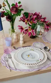 [Moda Domus] Set-of-Four Handcrafted Linen Placemats