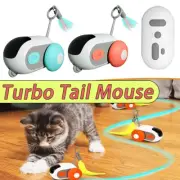 Turbo Tail 2.0 Cat Toy - 2024 Best Turbo Tail Mouse Cat Toys Remote Control Toy