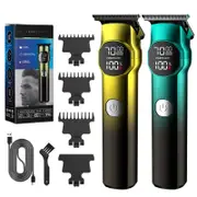 Hair salon Home Men's Carved Hair Clipper Rechargeable Hair Trimmer Oil Head Electric Push Shear