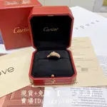 現貨+免運 二手正品 CARTIER卡地亞 PANTHèRE DE CARTIER 18K玫瑰金 鑲鑽 獵豹戒指 指環