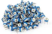 120Pcs (Potentiometer) UKM-065 10K Ohm 3 Terminals Trimmer Potentiometer (57ry487qf454) Adjustable Resistor