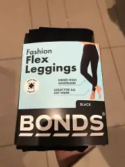 Bonds Flex Leggings High Waist Seamless Soft Womens Black Stretchy