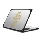 MacBook Air 13-inch (M2 - M4) Bounce Case she believed she could so she did golden clear case