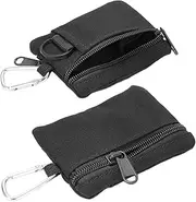 [Cocoarm] EDC Molle Pouch, Mini Molle Pouch Bag, EDC Outdoor Wallet with Carabiner, Portable Mini Key Card Case for Camping, Hiking, Cycling
