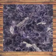 30" Amethyst Corner Side Agate Table Top Healing Crystal Stone Kitchen Decor