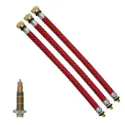 3x Hand Pump Adapter Valve Connector Bicycle Cycle Car Flexible Pump Presta