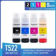 5x Non-OEM Ink E-522 BCMY for Epson ET1810 ET2810 ET2820 ET4700 ET4800
