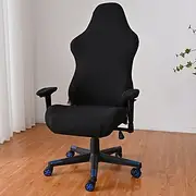 Split Office Chair Cover Gaming Chair Covers Burgundy Stretch Washable Computer Chair Slipcovers for Armchair, Swivel Chair, Gaming Chair,Computer boss Chair