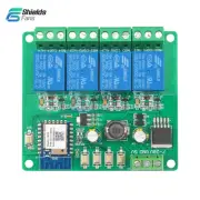 Four-Way Remote Smart WiFi Switch Relay Module Mobile APP Control Smart Tuya