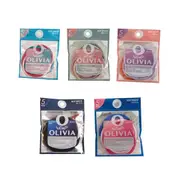 5PCS Hair Ties Elastic Band Snagless Ponytail Tie Bubbles Various Colours