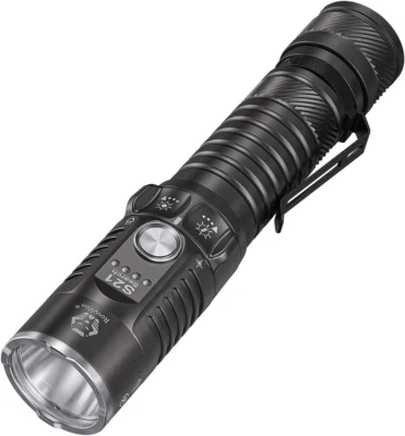 S21 High Lumen EDC Flashlight, 3000 Lumens and 400 Meters Long Throw Searchlight