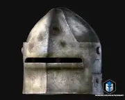 Trench Crusade Sallet 3D Printed Helmet designed by Galactic Armory