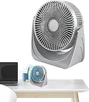 Quiet Desk Fan | Quiet Table Air Circulator Fans,Long Lasting Circulator Cooler Air Blower for Travel Bedroom Offices Indoor Outdoor Car