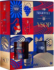 Martell VSOP Cognac & 2 Glasses Gift Pack 700ml