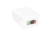 12 x 1.5L Rectangle Stack-able Plastic Food Storage Container Box Lid BPA Free Bulk