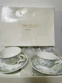 在飛比找樂天市場購物網優惠-日本名瓷品牌YAMAKA咖啡杯碟5客全新帶原盒