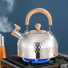 2/3/4L Whistle Kettle with Anti-scald Handle Tea Kettle Gas Induction Cooker