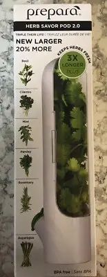 Prepara Herb Savor Pod 2.0 Herb storage lasts 3X longer Plus BPA free