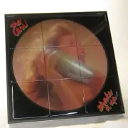 The Cars 9 pc. Coaster set of Useable Art in a glass Display case 12" X 12"