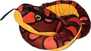 Wild Republic Snake Plush, Snake Stuffed Animal, Plush Toy, Gifts Kids, Rainbow Boa, 54 Inches