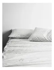 [Aura Home] Vintage Stripe Sheet Set in Smoke
