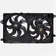 liwei Store Electric Cooling Radiator Fan Assembly Compatible with Lacrosse Compatible with Regal Compatible with Cadillac XTS Compatible with Impala Limited Compatible with 13269460 13269461