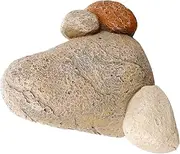 OSOLADY Elegant Outdoor Key Hider Stone Key Storage Box Garden Decoration for Home