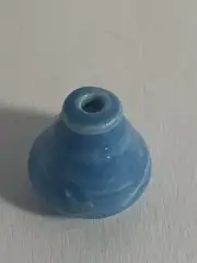 Stoneware Vase 1:12 Scale Dollhouse Miniature Blue Jug Jar Planter Hand Thrown