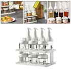 Spice Rack Organizer Set Versatile Display Rack 2 Tiers Spice Storage Holder for