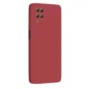 MCC For Samsung Galaxy A12 Soft Liquid Silicone Shockproof Case Cover A125 [Wine]