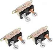 Gatuida 3pcs Car Battery Protector Automotive Circuit Breaker 30a Circuit Breaker Auto Reset Circuit Breaker Rv Circuit Breaker Circuit Breaker for Auto Car Circuit Breaker Zinc Alloy