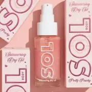 ColourPop SOL BODY Dry Oil Mini " PRETTY PEACHY " BNIB Free Postage