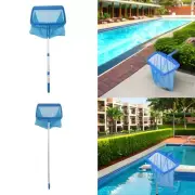 Pool Skimmers Deep Bag Leaf Rake with Aluminium Rod Fine Mesh Net Frames