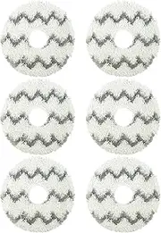 YBVABE Mop Pads for Ecovacs DEEBOT T30 Omni/ T20 Omni/ X1 Turbo/ X1 Omni / X1 E Omni / T10/ T10 Plus/ X2 Omni Accessories 6Pack Washable Microfiber Mopping Pads