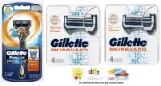9 Gillette Razor Blades 8 Skinguard Refills Cartridges Sensitive Fusion Flexball