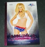 2017 Benchwarmer CRISTAL CAMDEN America the Beautiful #78 Pink Variant/5 PLAYBOY