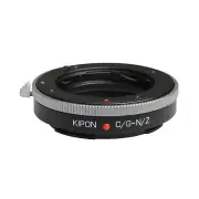 KIPON Adapter for Contax G Mount Lens to Nikon Z Full Frame Camera