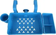 Pool Toy Basket,Swimming Pool Side Basket | With Ventilation Holes Rust-Proof Shelf Organizer for Porch Deck Backyard Kids Play Area Garden Balcony Beach Boat