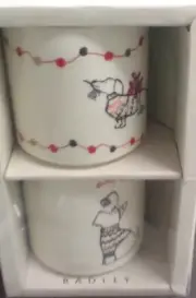 RADLEY BOXED SET OF 2 MUGS .... BRAND NEW/SEALED.