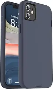ORIbox for iPhone 11 Case Blue, [10 FT Military Grade Drop Protection], Soft-Touch Finish of The Liquid Silicone Exterior Feels, Heavy Duty Shockproof Anti-Fall Case for iPhone 11,6.1 inch, Blue