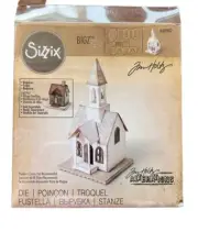 Tim Holtz Village Bell Tower Sizzix BIGZ Die 660987 House Church Retired RARE